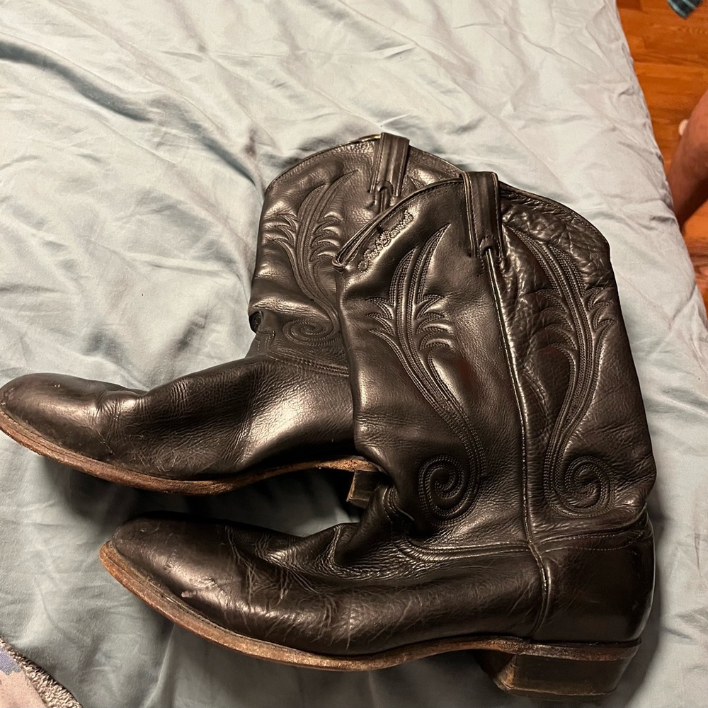Jack Daniels Black Cowboy Boots